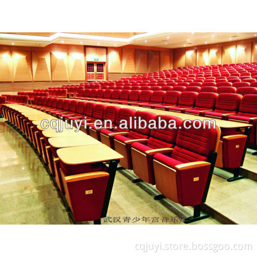 JY-601 folding backrest conference hall chair Wooden armchairs for sale
